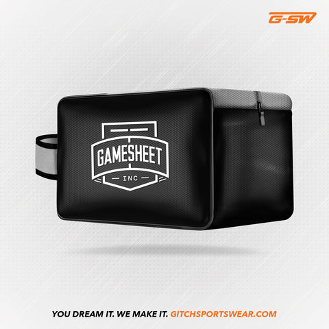 GameSheet embroidered shower/accessory bag
