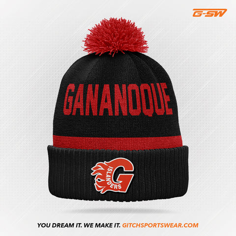 Gananoque Islanders custom embroidered toque