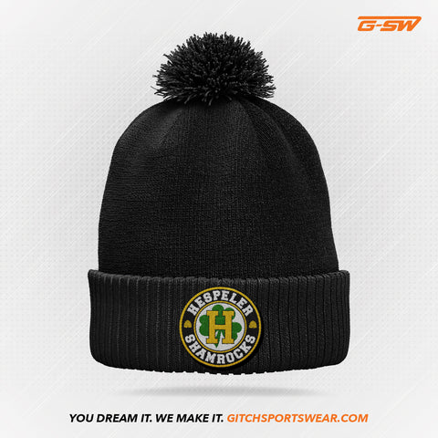 Hespeler Shamrocks custom embroidered toque