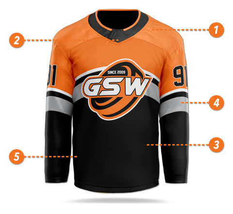 Sublimated Hockey Jersey highlights