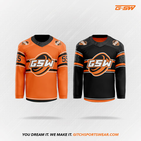 Custom Sublimated Reversible Hockey Jersey