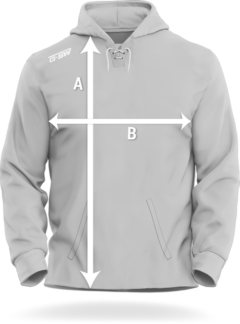GSW Custom Embroidered Hoodie sizing image