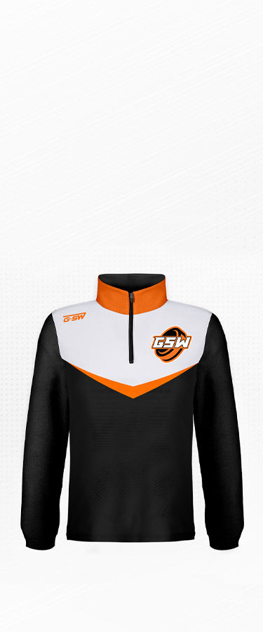 GSW Custom Sublimated Quarter Zip Shirt