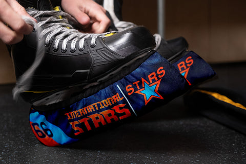 Custom Sublimated Skate Soakers - After Customizing