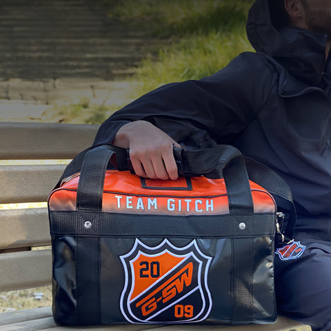 Custom Travel/Gym Bag: Add Logo Personalization Gitch