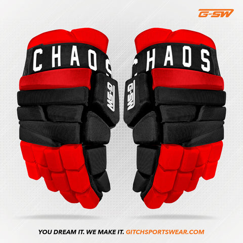 Custom Hockey Gloves: Add Team Logo & Design