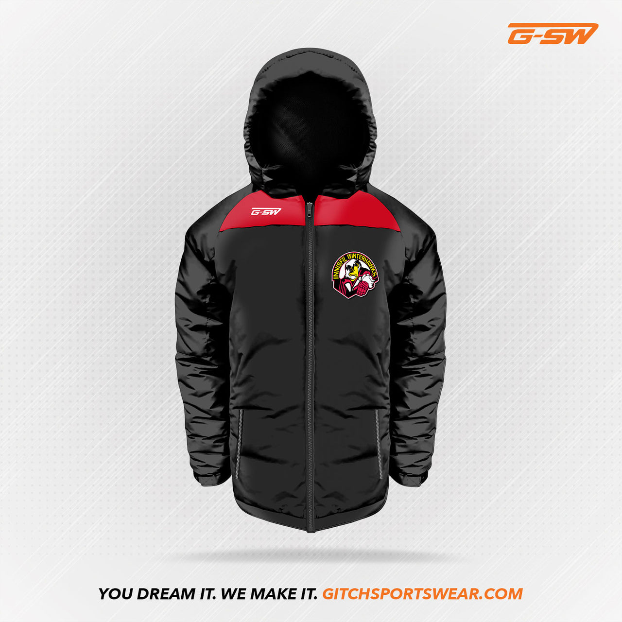 Custom Parka Winter Jacket Add Logo & Design Gitch Sportswear