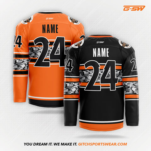GSW Sublimated Reversible Hockey Jersey