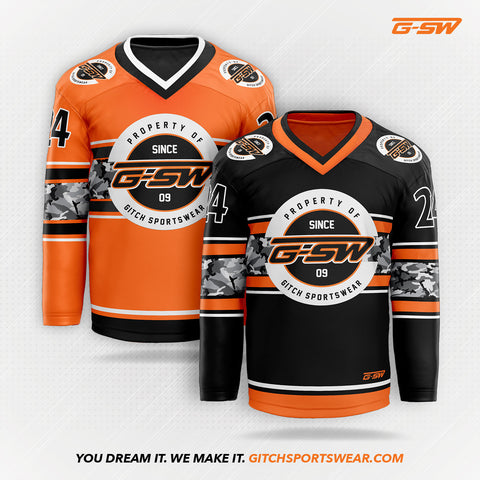 GSW Sublimated Reversible Hockey Jersey