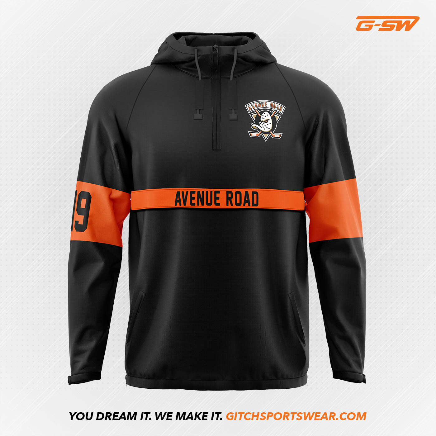 GSW Custom Tapered Track Jacket 2.0: Add Logo | Gitch Sportswear