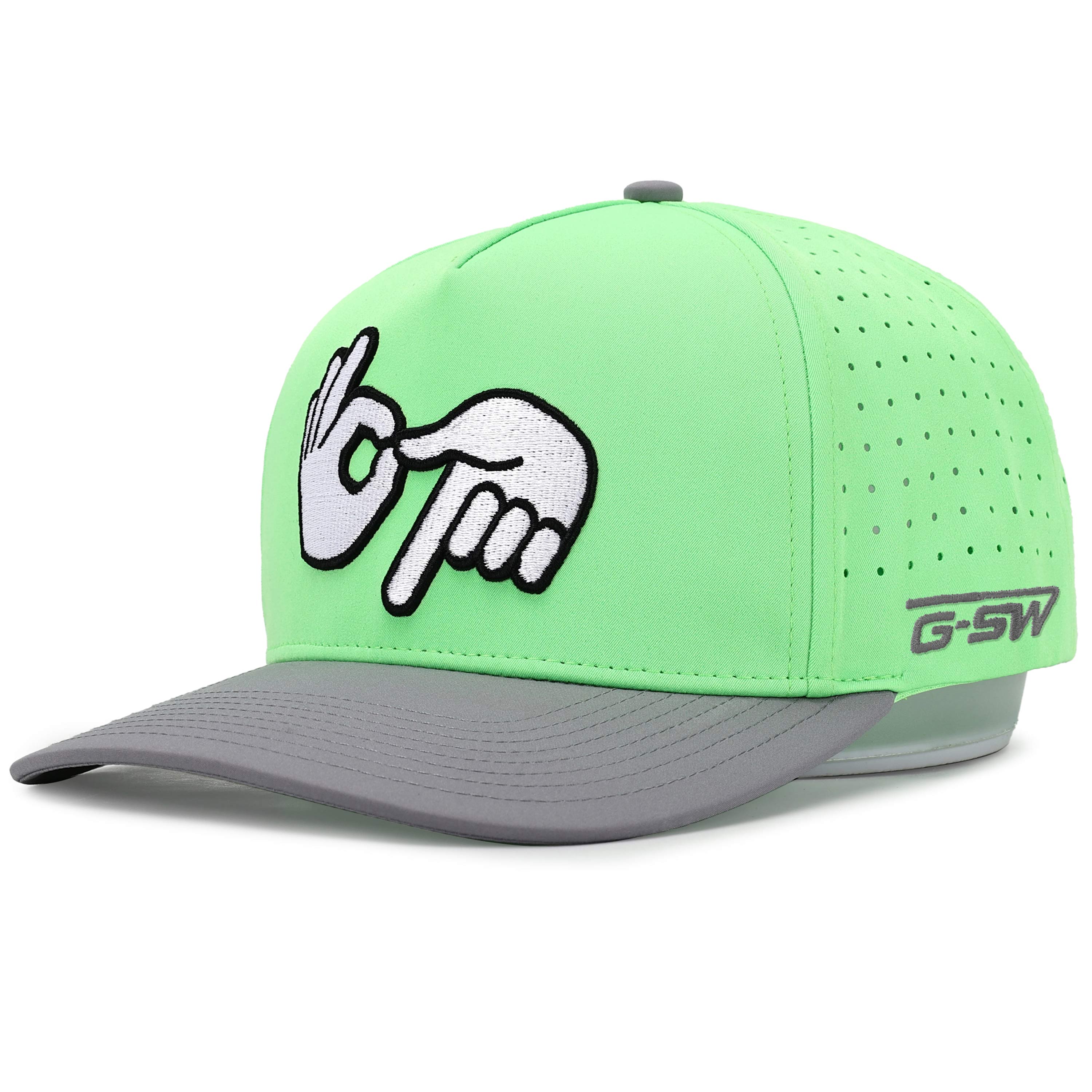 帽子 GACKT HAT 6-7 Embroidered Custom Perforated Cap | GSW Caps – Gitch