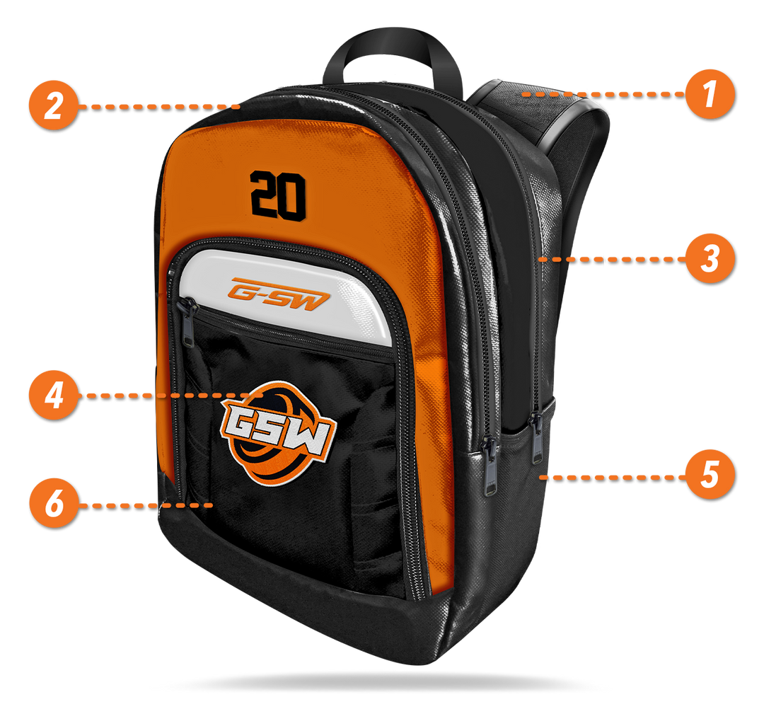 Custom Vinyl Embroidered Backpack: Add Team Logo | Gitch Sportswear ...