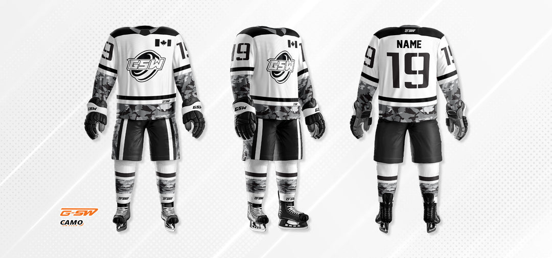 Custom Sublimated Hockey Jersey Uniform Add Logo Gitch Sportswear