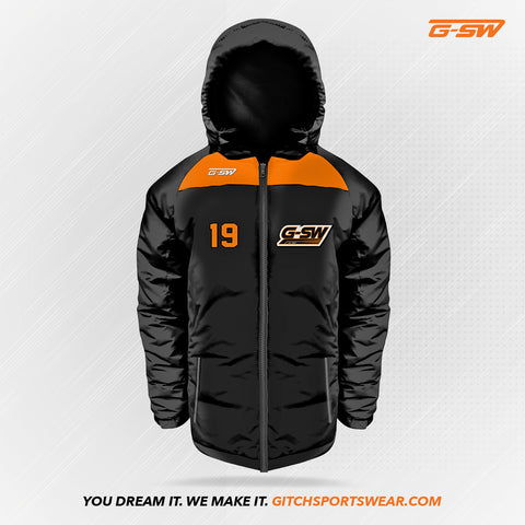 Gitch Sportswear Custom Embroidered Winter Jacket