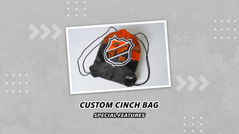 Custom Cinch Bag Special Features