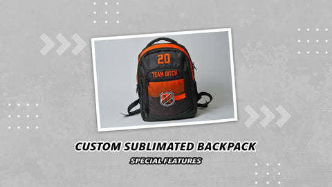 Custom Sublimated Backpack Special Features